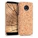 Produktbild kwmobile Case für Motorola Moto G6 - Backcover Handy Schutzhülle Kork - Hardcase Cover Hellbraun