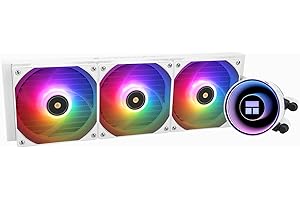 TR Frozen Notte 360 WHITE ARGB Chłodzenie procesora wodnego, specyfikacja chłodnicy procesora 360, podwójne wentylatory PWM, łożyska S-FDB V2, odpowiednie dla AMD/AM4, AM5, IN