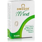 OMEGOR® Mind | Integratore per la memoria e le funzioni congnitive | Con  Omega 3 DHA ed estratto di Bacopa Monnieri, olio di borragine, zinco e  vitamine B | Distillazione molecolare, forma