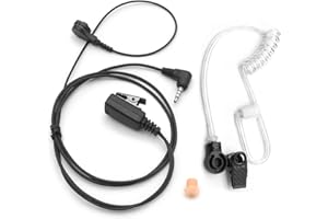 NEWASHAN Auricolare per radio standard Yaesu Vertex FT-2D FT-3DR FT-60R FT-70D FTA-230 FTA-250L VX-3R VX-6R VX-261 VX-451 Walkie Talkie 3,5 mm 1 pin (4 poli) stile FBI