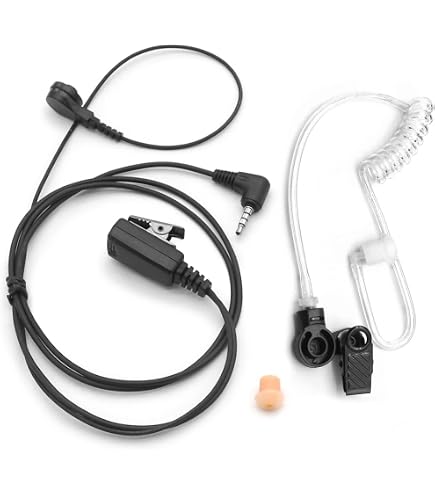Écouteur Intra-auriculaire Covert Pour Radio ICOM - Prise 2 Broches Vissées | Compatible IC-F2000, IC-F1000