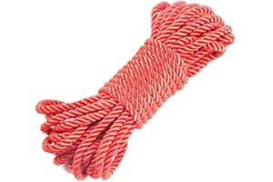Wolike Multipurpose Rope Powerful Soft Rope 100% Nylon Rope Durable Long Rope (10m / 32ft)