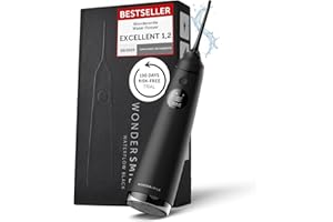 Wondersmile PRO Oral Irrigator - Award Winner 2025-100 Days Risk-Free Trial - SmoothFlow Technology for Optimal Teeth and Gum Care - with 4 Modes (All White)