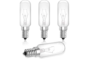 Bonlux Ampoule Hotte Aspirante 28W, Lampe pour Hotte de Cuisine E14, Blanc Chaud 2700K, pour Frigo, Lampe Cristal de Sel Himalaya, AC 220-240V, Lot de 4