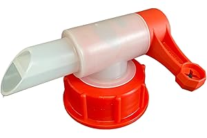 WANDBREITE Sabeu FLUXX Zapfhahn Auslaufhahn Ausgießhahn Ablasshahn einfaches, schnelles und sauberes Umfüllen von Flüssigkeiten (Zapfhahn AH23/50)