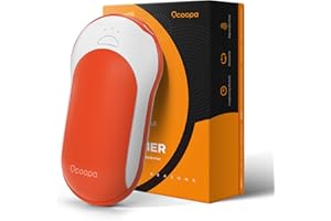 OCOOPA Chauffe-Mains Rechargeable, 10000mAh Chaufferette Main USB Électrique Portable,Banque de Puissance,15 Heures Longue Durée Chaleur,Sports de Plein Air,Chasse, Golf, Camping, pour Femmes, Hommes
