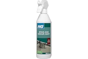 HG Cat Stain Remover & Pet Odour Remover Spray, Animal Fabric & Carpet Stain Removal, Neutralises Cat Urine & Other Bad Smells, Pet Friendly Oxi Action Deodorizer & Freshener Spray - 500ml