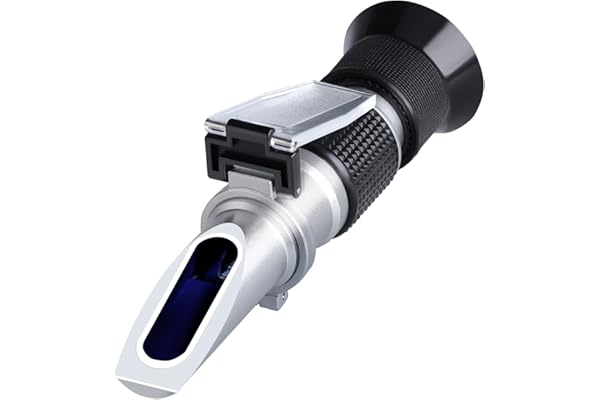 Réfractomètre Brix 0~90%, réfractomètre à main pour sucre, mètre Brix haute précision avec ATC pour fruits, boissons et jus, miel, sirop d'érable, mélasse et autres boissons sucrées