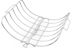 ONLY FIRE Onlyfire Griglia Supporto per Arrosto,Porta Pollo Rimovibile per Barbecue e Forno da Esterno