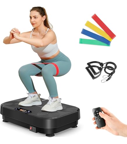 Plateforme Vibrante 2025 | Perte De Poids & Renforcement Musculaire | Capacité 150 Kg | Massage & Fitness