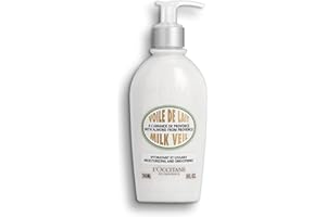 L'OCCITANE Almond Milk Veil 240ml, 96% Readily Biodegradable, Nourishing, Smoothing and Firming, Premium and Clean Beauty Skincare for All Skin Types