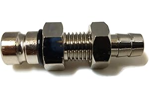 ITACO Boat Motor 65720-98521 65720-985L1 Connecteur de réservoir Moteur + Écrou de Prise Replaces Suzuki Outboard DT DF 9.9HP - 65HP 2/4-temps Moteur