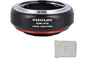PHOLSY Objektivadapter Kompatibel mit Konica AR Objektiv auf FX Mount Kameragehäuse Konverter Kompatibel mit Fujifilm X-H2S, X-H2, X-Pro3, X-T5, X-T4, X-S20, X-S10, X-T30 II, X-E4 usw. AR auf FX