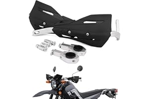 ANXIN 22mm and 28mm Aluminum Motorcycle Hand Brush Guards Protector Handguards with Universal Mounting Kits For MX Motocross Supermoto Racing ATV Quad KAYO (Black)
