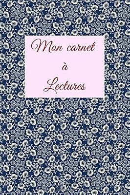 Mon carnet à lectures