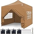 Gorilla Gazebo ® Pop Up 3x3m Heavy Duty Waterproof Commercial Grade Market Stall 4 Side Panels and Wheeled Carrybag (Biege)