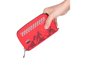 Rhino Rescue Botiquín mediano de primeros auxilios, kit médico portátil impermeable para senderismo, mochilero, ciclismo, coche, viaje, 17,5 x 10 x 3 cm