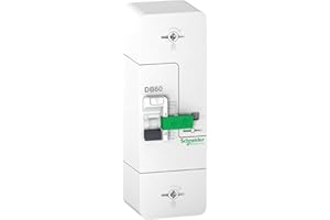 Schneider Electric - Resi9 DB60 - Disjoncteur Branchement - 1P+N - 15/30/45A 500mA - diff inst. - R9FT645