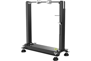 ILOKNZI Support d'équilibrage de moto - Appareil d'équilibrage des pneus lourd pour l'équilibrage statique et dynamique - Aide universelle au montage des pneus de moto