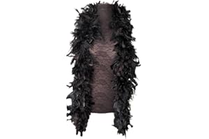 Katie's Secret Feather Boa | Harry Styles Merch | Feathers | Pink Feather Boa | White Feather Boa | Abba Fancy Dress Costumes for Women | Pride Dress | Feather Boas | Grey Feather Boa | BLACK