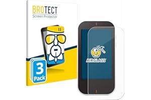brotect Glass Screen Protector Film compatible with Garmin Approach G80 (3 Pack) - Glass-Foil 9H Protection [Scratch Resistant, High Clarity]