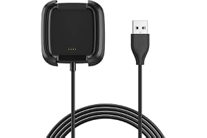 Tobfit Laddare, endast för Fitbit Versa 2 laddkabel, USB-laddningskabel, kabel (50 cm)