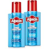 Alpecin Hybrid Coffein Shampoo, 2 x 250 ml – Adatto per il cuoio capelluto sensibile o pruriginoso, è lo shampoo alla caffein