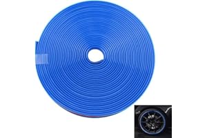 Auto Rad schutzring, FaJoek 8m/Rolle Auto Felgenschutz Streifen, Felgenstyling Rim Protector, Felgenschutzschutz Ringe, Selbstklebende Protektor-Band, Auto Dekoration（Blau）