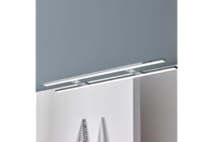 APLIKE BATHROOM LIGHTING Aplike - Aplique Espejo Baño Boreal |Lámpara de Baño LED Elegante - Diseño Sofisticado, Iluminación Blanca y Eficiencia Energética - Marco Madera - 80 cm