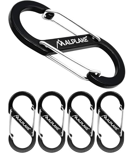 10 Moschettoni A Forma Di S In Acciaio Inox - Gancio Doppia Apertura Per Zaini E Attrezzatura - Foto 8