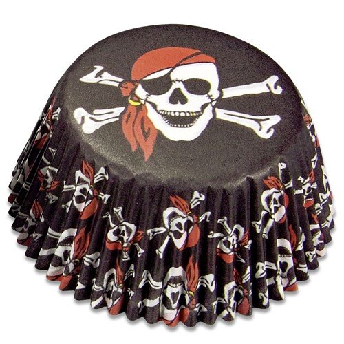 Städter Papierbackförmchen Piraten 50 Stk.