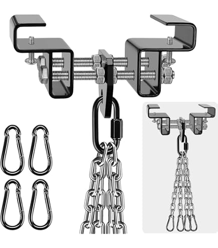 Collier De Serrage Acier 360° VANROUG Pour Sac De Frappe - Charge 227kg