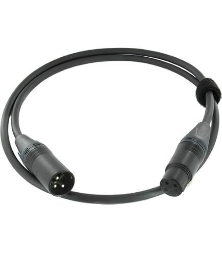 Cordial CPM 3 FM-FLEX Mikrofonkabel – 3 M Länge, Mit Neutrik XLR-Steckern, 0,22 Mm², 85 Ohm