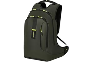 Samsonite Paradiver Light - Mochila para Portátil L+ 15,6 Pulgadas, 48 cm, 24 L, Verde (Jungle Green)