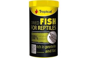 TROPICAL Dried Fish 250ml / 35g - Alimento para Anfibios, Pescado seco para Reptiles