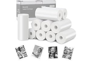Mafiti Kids Camera Instant Print, 48MP Digital Camera with Zero Ink, Selfie 1080P Video Camera with 32G TF Card, Toys Gifts for Girls Boys Aged 3-12 for Christmas/Birthday/Holiday (White)