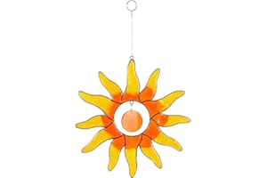 JONES HOME & GIFT Jones Home and Gift Algo Diferente al por Mayor capturador de Sol, Naranja/Amarillo, 32 cm