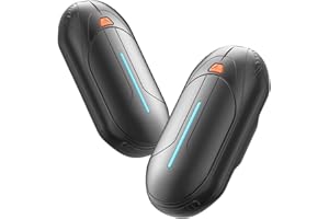 Riapow Hand Warmers Rechargeable 6000mAh, Electric Hand Warmer Reusable 2-Pack, 3S Quick Heating, Ultralight and Thin Pocket Hand Warmers for Sports Outdoor Camping