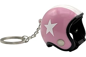 AUTOZOCO Llavero casco de Moto, Llavero con Diseño de Casco de motocicleta 3D, Llavero Motero, Llavero Colgante, Regalo Llavero, Llavero Souvenir, Plástico