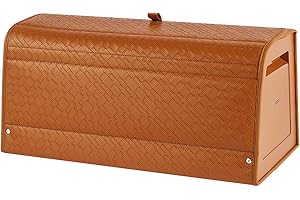 Ergocar Organiseur De Coffre Voiture En Cuir, Boîte Rangement Pour Outils Et Accessoires, Couvercle Magnétique Pliable Et Étanche, Convient Pour Voiture, Suv, Camion