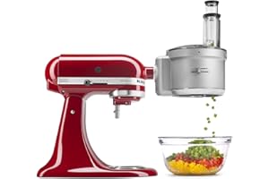 KitchenAid KSM2FPA Accessorio ROBOT da cucina: Food Processor with Commercial Style Dicing Kit, Silver