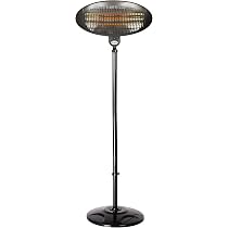 La Hacienda Free-Standing Outdoor Electric Infrared Heater, Black, 180-210  cm : Amazon.co.uk: Garden