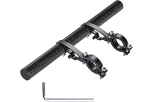 Yizhet 20cm Przedłużenie kierownicy rowerowej, przedłużka do roweru, rozszerzenie przedłużenie o średnicy 18-34 mm, latarki, smartfonów, urządzeń GPS