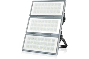 YIQIBRO Focos Led Exterior, 300W LED Foco Exterior de alto brillo,30000LM Impermeable IP67 Proyector Foco LED, Led Foco Exterio para Patio, Camino, Jardín