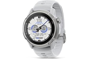 COROS Reloj GPS Apex 4 (46mm) con Pantalla Táctil MIP de 1.3", Mapas Globales con Navegación por Pasos, Batería de 41 Días, Voice Pins y Llamadas sin Manos, para Correr, Esquiar y Escalar (Blanco)