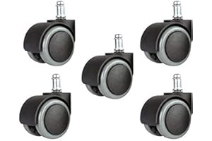 YIOVVOM Wheels for Chair, 11mm Universal Rollers for Office & Gaming Chairs, BIFMA & RoHS Certified