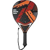 Padel Racket for Beginners and Youth ABS Surface | Lightweight Padel Racket 350g (&plusmn;10G) Non-slip Grip Adjustable Safety Cord