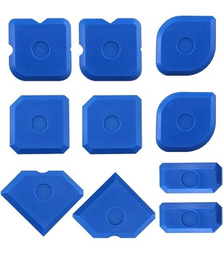 5pcs Caulking Remover Silicone Sealant Tool Finishing Cleaner Surface Glue Residual Shovel Kit Caulking Removal Tool