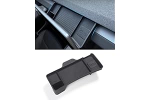KKTR-Car para Tesla Model 3 Consola Central Organizador Pantalla Trasera Caja de Almacenamiento Salpicadero Bandeja Oculta Soporte para Gafas de Sol para Model 3 2024 Accesorios de Interior
