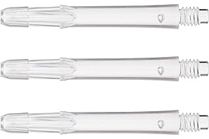 LSTYLE Tiges de fléchettes – 1 Jeu (3 tiges) – Tiges universelles en Nylon et Plastique | pour fléchettes à Pointe Souple et Pointe en Acier